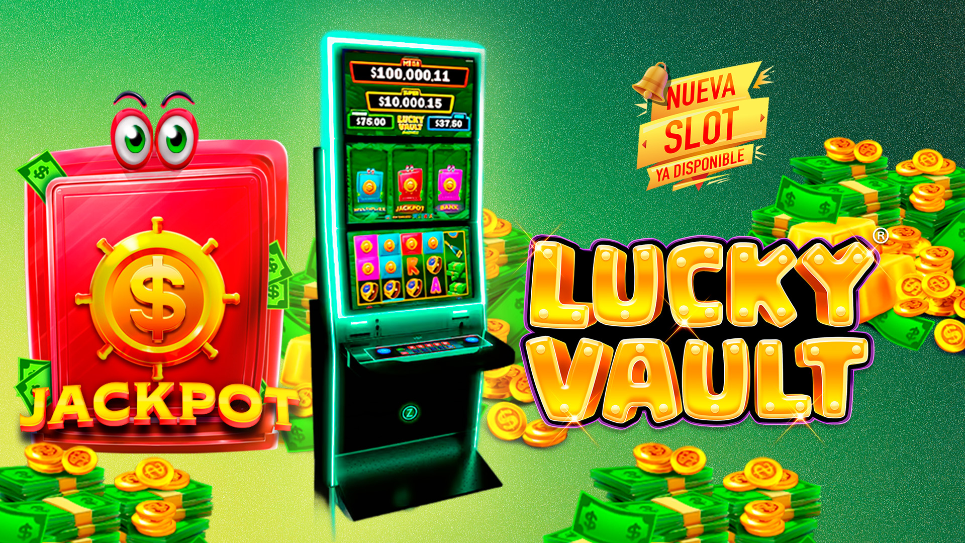 Grid of popular Lucky Days slots and jackpots